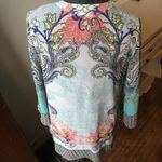 Soft Surroundings paisley semi sheer kimono/coverup Photo 3