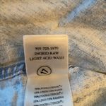 Rails Ingrid Raw Hem Shirt Light Acid Wash Size M Photo 5