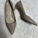 Calvin Klein Gorgeous leather snakeskin nude / pink kitten heel Photo 6