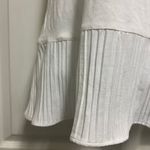 Talbots White Pleated Sleeveless Top Photo 3