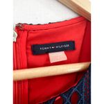 Tommy Hilfiger Navy Red Lace Overlay Mini Dress 4 Preppy Academia Americana Photo 4