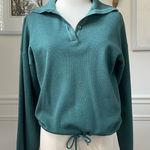 Vintage 70s l Ruffin Ruffinknit Cropped Sweater Green M Size M Photo 0