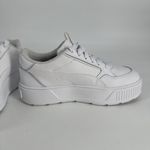 Puma  White Carina Trainers Women's‎ Size US 8.5 Photo 6