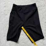 Adrienne Vittadini  Sport Black Bike Shorts Size Medium Photo 7