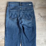 MOTHER The Insider Crop Step Fray Flared Jeans in Sweet And Sassy 25 Blue Photo 13