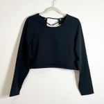 Good American NWT All Tied Up Tank Black Long Sleeve Top Size 3XL Photo 3