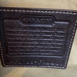 Coach  SMALL Hvy Leather Suede Mia Soho Satchel Barrel Shoulder Bag F10061 Brown Photo 8