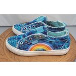 blowfish Malibu Playwire-F-T Sneakers Blue Tie Dye Size 7 Slip-On Photo 5