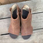 OTBT  Free Spirit Open Toe Booties Fringe Suede 7.5M Photo 7