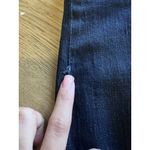 Ralph Lauren LRL Jean Skirt Women Size 4 Leather Trim Full Zip Knee Length Photo 13