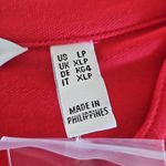 NWOT Isaac Mizrahi Live Red Pique Sleeveless Dress Petite Large Classic Style Photo 8