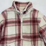 No Boundaries  Fleece Plaid Pullover Sweatshirt Juniors size small 3-5 half zip Photo 1