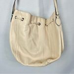 J.Crew Beige Tassel Leather Hobo Crossbody Bag Photo 33