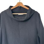 Bryn Walker  Cotton Gauze 3/4 Sleeve Etta Shirt In Black Size S Photo 6