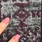 Derek Heart  Open Front Fringe Knit Sweater Cardigan Large Photo 7