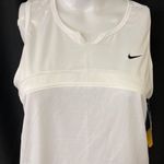 Nike  Dri-Fit Women's White Tennis Shirt/Tank Top Sz M SKU 4667 Photo 2
