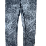 Lululemon  Wunder Under Hi-Rise Pant Luon Spray Jacquard White‎ Black Size 6 EUC Photo 0