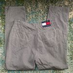 Tommy Hilfiger Vintage houndstooth relaxed cotton logo pants, size 14 Photo 1