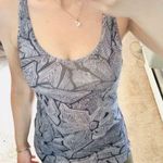 Lululemon  black floral workout top Photo 1