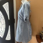 7 For All Mankind  blue open back dress Photo 4