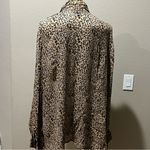 Avenue animal print long sleeve button up shirt Brown Size undefined Photo 5