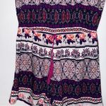 Mossimo Supply Co Bohemian Patterned Halter Romper Vintage Mossimo Floral‎ Print Photo 2
