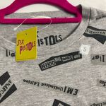 Uniqlo 🐸NWT Sex Pistols - All Over Print Gray Heathered T -Shirt ,Size S  () Photo 1