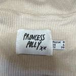 Princess Polly Cream Rib Knit Sleeveless Cami Corset Bodysuit Tank Top Size 4 Photo 2