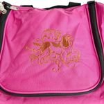 NWT Totes Isotoner Bright Pink Travel Carry On Duffle Bag Luggage Black Photo 4
