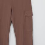Athleta  Delancey Straight Cargo Pant Womens XS Brown High Rise Trousers Stretch Photo 3