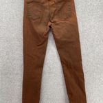 Just Black  Women's Pants Distressed Brown Size 27 Skinny Cotton Blend USA Made Photo 1