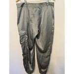Chico's Satin Cargo Pants Gray 2.5 L(14) Party Holiday Photo 1