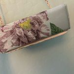 Ted Baker London Erika Jacquard gray rose gold evening crossbody shoulder bag Photo 7