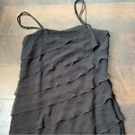 White House | Black Market  Black Ruffle Dress Photo 5