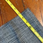 Veronica Beard  Trouser Pants Glen Plaid Green Side Strip Black Edge Size 8 Photo 5
