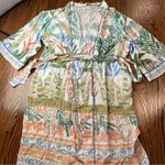 Robe World Market Multicolor Kimono Green Size undefined Photo 1