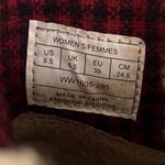 Woolrich x Anthropologie Artist Wool Shearling Platform Wood Heel Booties Photo 8