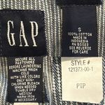 Gap  VTG Y2K Blue White Hickory Stripe Denim Overalls Railroad Workwear Utility Photo 14