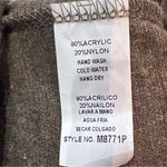 Monoreno Embroidered Peasant Style Mocha Brown Sweater Dress size small Photo 6