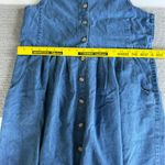 Vintage Susquehanna Trail Outfitters Blue Denim Button Down Jumper Dress Sz 12 Photo 6