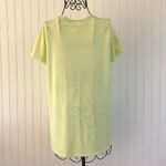 Tek Gear Soft Yellow Women's Short Sleeve Athletic Shirt Photo 2