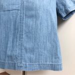 Madewell  Denim Splitneck Top Size XS Photo 4