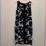 Jones New York Dress barn Sleeveless Black & White Floral Dress Black Dress  modest business Photo 1