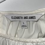 Elizabeth and James Womens Embroidered Blouse Top Long Sleeve White Size Large Photo 1