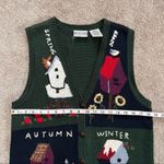 Vintage Four Seasons spring fall autumn winter sweater vest Size M Photo 3