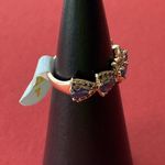 Bomb Party RBP6666 “Chasin’ You” Cubic Zirconia on Rose Gold Size 7 Ring NWT Blue Photo 1