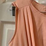 Francesca's Francesca’s Orange-pink Scoop Neck Sleeveless Aline Dress L Photo 4