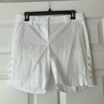 Talbots  Size 4 Super Cute White Shorts Photo 0