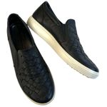 Ecco EUC  Leather Soft 7 Slip-On Sneaker Flats Black Size 7 Retail $160.00 Photo 0