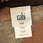 CAbi  Can Do #5948 100% Silk Black, 
White, Red, Pink, Yellow Geometric Scarf Photo 8